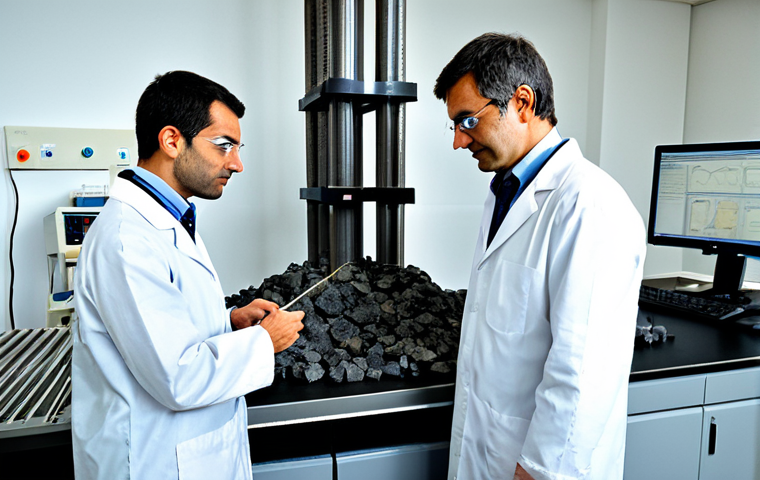 Enhanced Weathering Research in Portugal**

"A team of scientists, fully clothed in professional lab attire, analyzing basalt rock samples in a modern laboratory setting in Portugal, with advanced equipment visible in the background. The scene showcases the scientific process of accelerated weathering for carbon capture. Safe for work, appropriate content, perfect anatomy, natural proportions, professional, modest, family-friendly, high-resolution photograph, detailed textures, natural lighting."

**