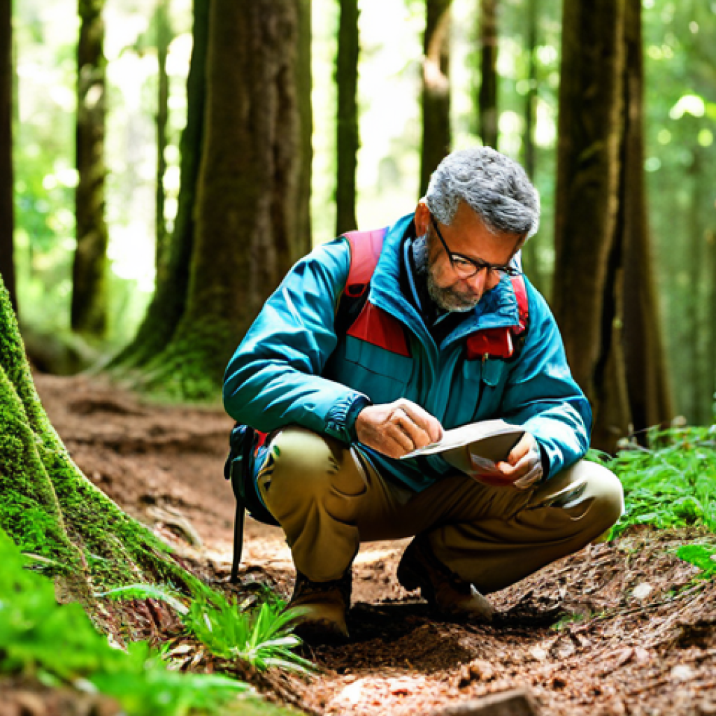 **
"A professional environmental scientist, fully clothed in appropriate field attire (khaki pants, hiking boots, and a light jacket), examining a soil sample in a lush, green forest in Sintra, Portugal. Sunlight filters through the trees. Safe for work, appropriate content, perfect anatomy, natural pose, high quality photography, professional setting, modest attire."
**